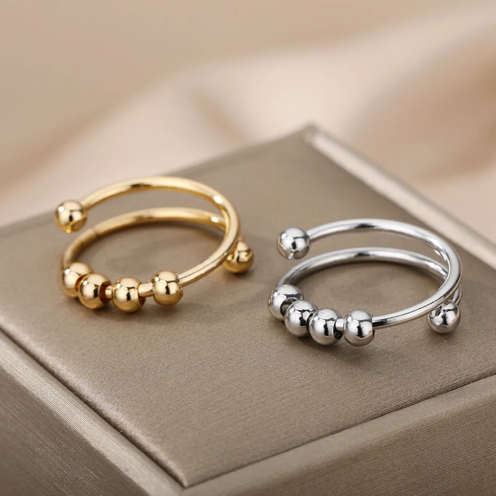Spinner Ring - a discreet everyday fidget worn as jewellery
