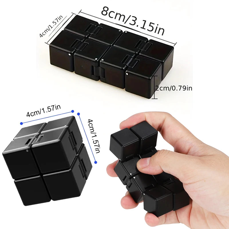 Infinity Fidget Cube - quiet, satisfying stimulation for hands that need to move