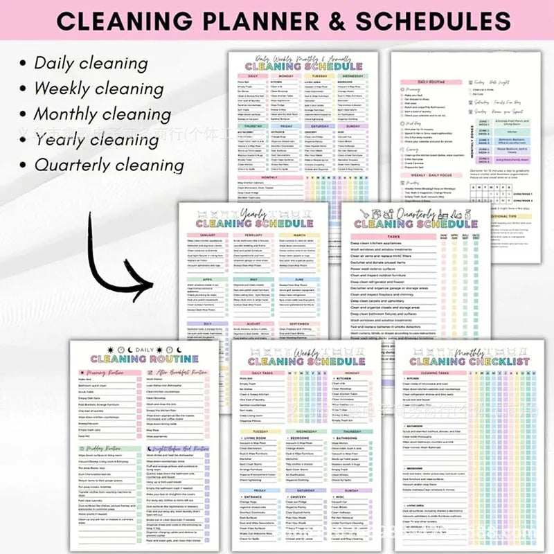 Home Cleaning Planner - because starting is the hardest part