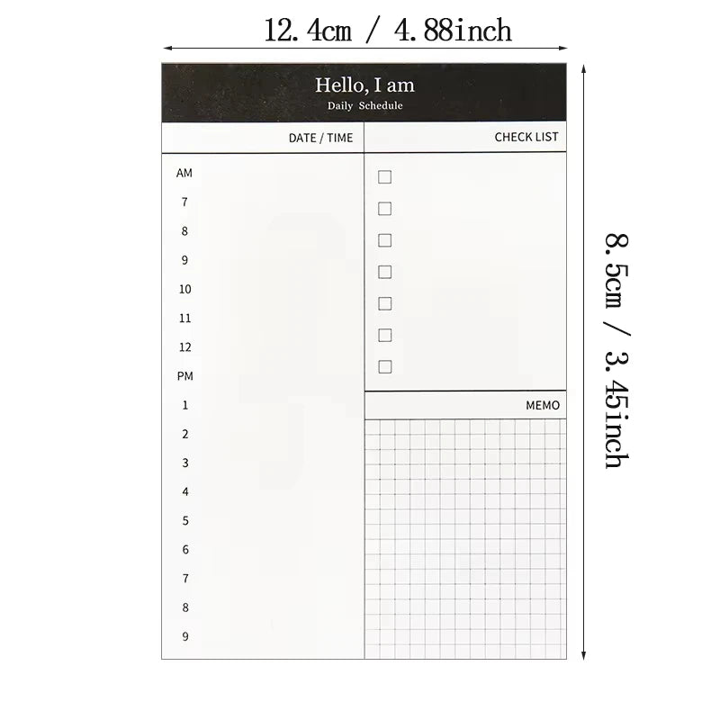Daily Task Pad - get it out of your head and onto paper