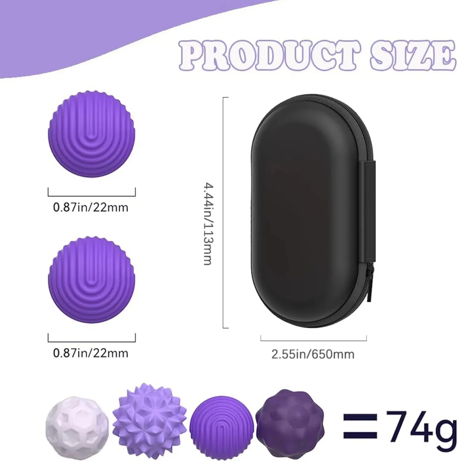 Magnetic Silicone Sensory Balls - soft, silent, and satisfying to handle