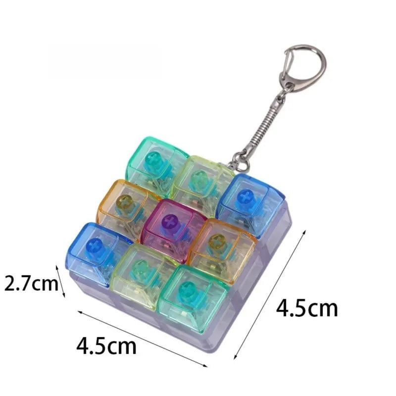 Click Keychain Fidget - pocket-sized tactile regulation support on the go