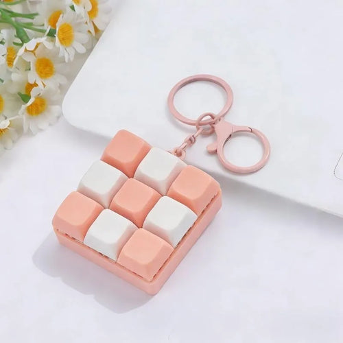 Click Keychain Fidget - pocket-sized tactile regulation support on the go