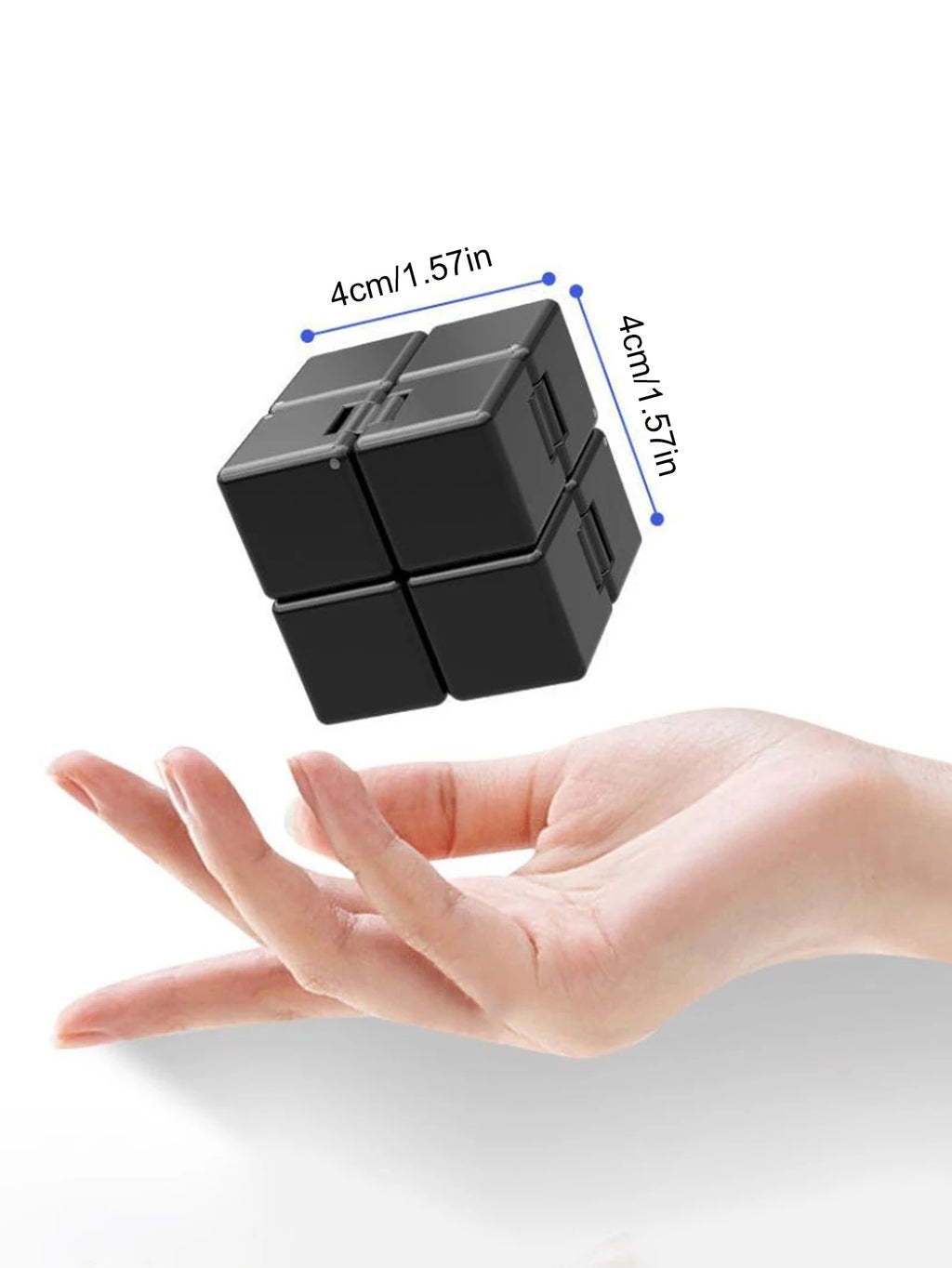 Infinity Fidget Cube - quiet, satisfying stimulation for hands that need to move