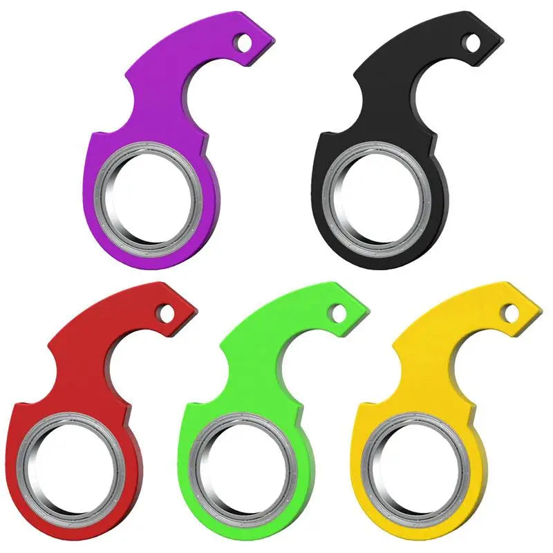 Spinning Keyring Fidget - metal, tactile, always with you
