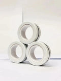 Magnetic Fidget Rings set of three - discreet sensory regulation for busy hands