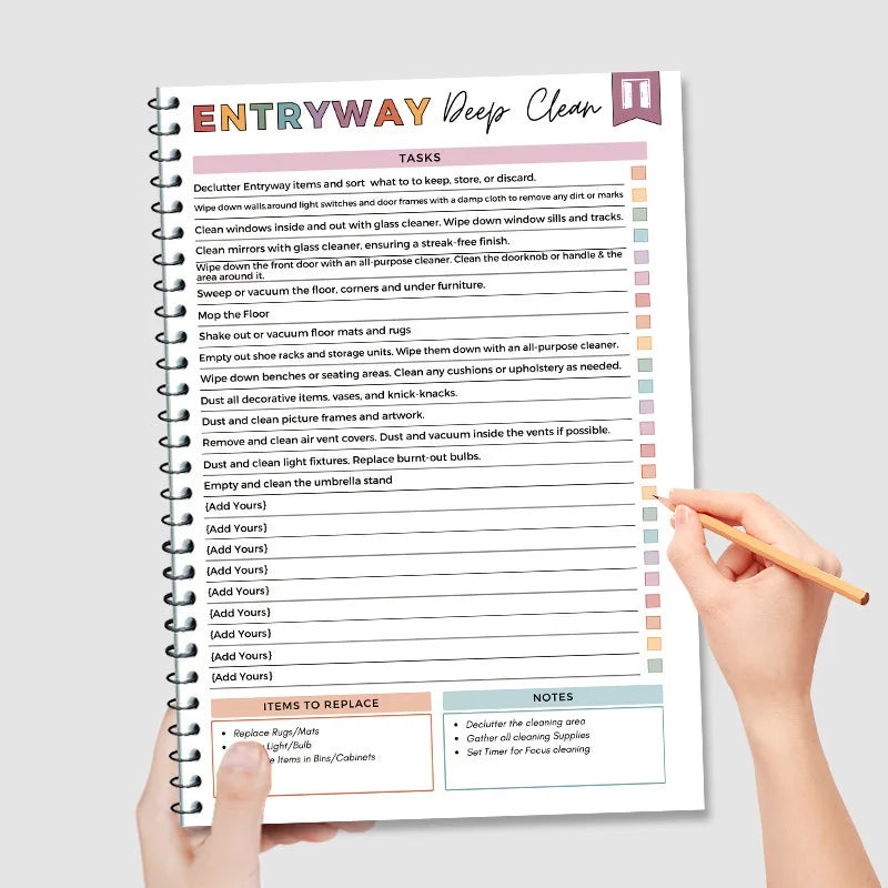 Home Cleaning Planner - because starting is the hardest part