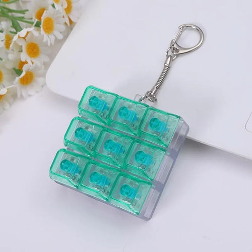 Click Keychain Fidget - pocket-sized tactile regulation support on the go