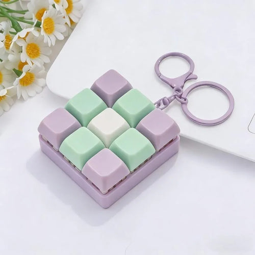 Click Keychain Fidget - pocket-sized tactile regulation support on the go