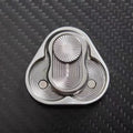 Triangular Magnetic Push Slider - three ways to play, one pocket-sized metal tool