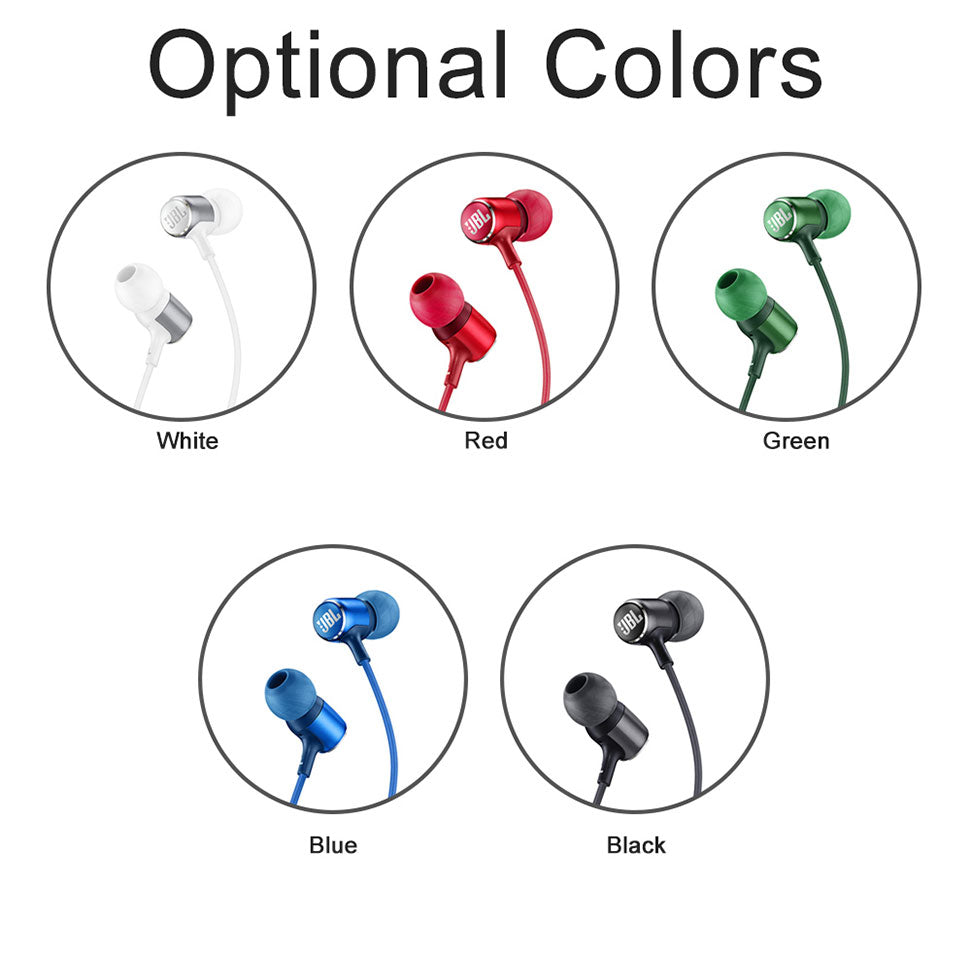 JBL Wired Earphones - trusted audio clarity for focused listening