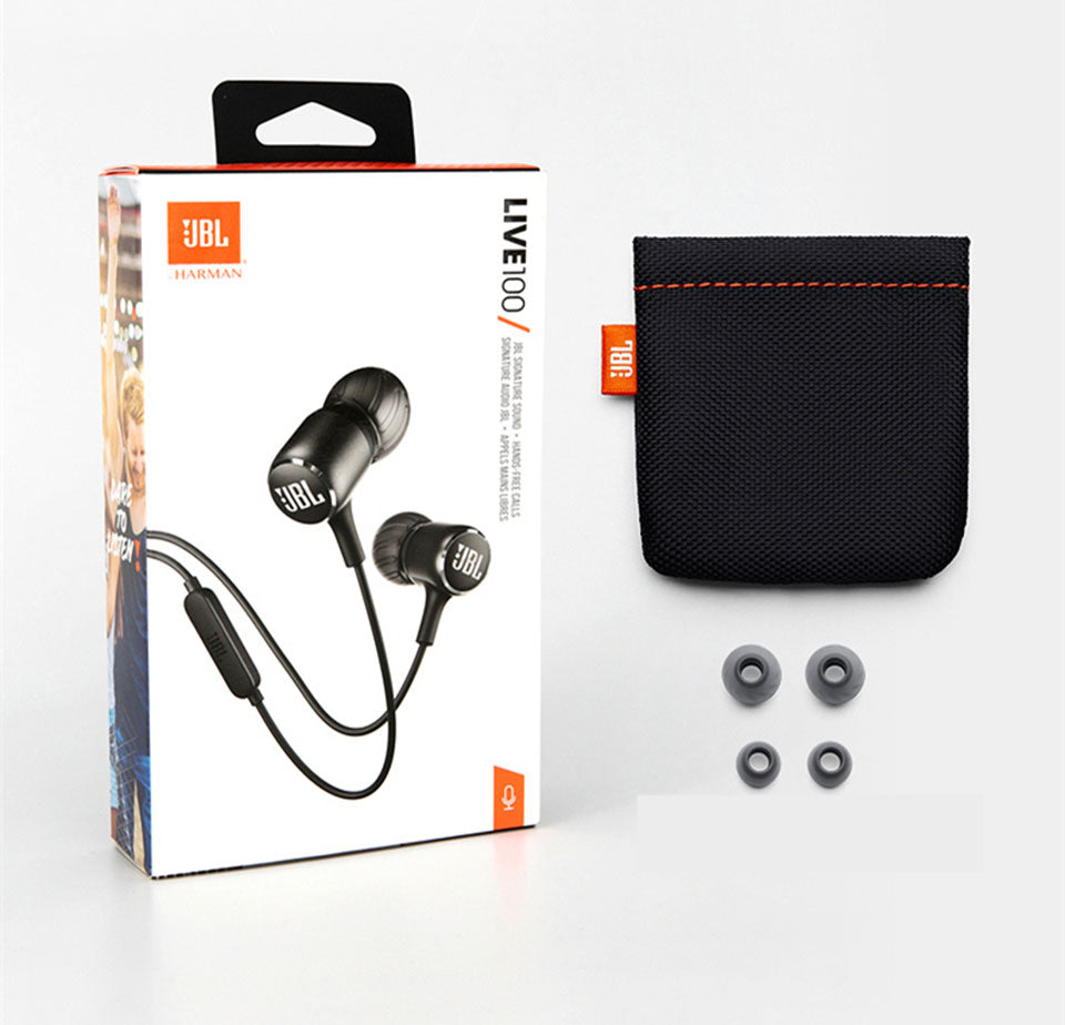 JBL Wired Earphones - trusted audio clarity for focused listening