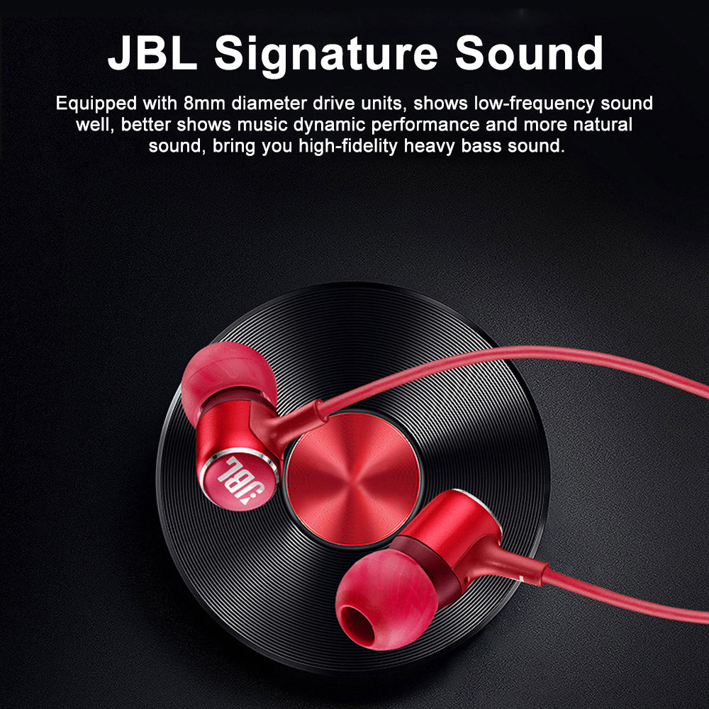 JBL Wired Earphones - trusted audio clarity for focused listening